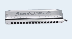 Photo of Swan 16 Hole Chromatic Harmonica